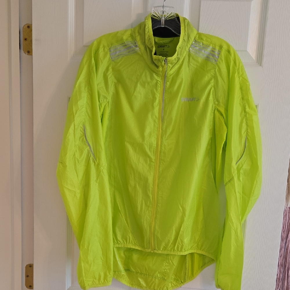 Biking Windbreaker by Craft Vibrant Lime REDUCED PRICE